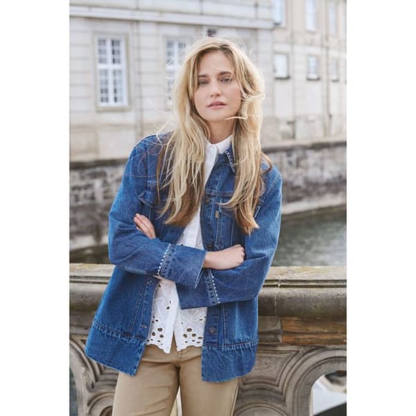 Jeansjacka dam Pulz Jeans Rina