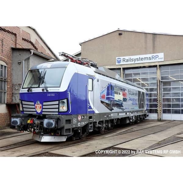 Elmotor - MINITRIX - BR 248 Vectron Dual Mode (248 002-8) - Skala N - mfx/DCC-dekoder & ljud - 4 drivaxlar
