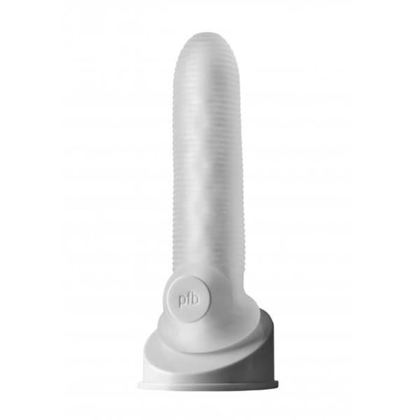 Fat Boy Micro Ribbed Sheath 6,5 tum - klar transparent