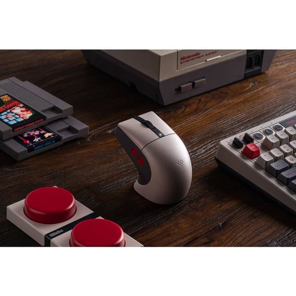 8Bitdo Retro R8 Trådlös Mus Bluetooth & 2.4G - N Edition
