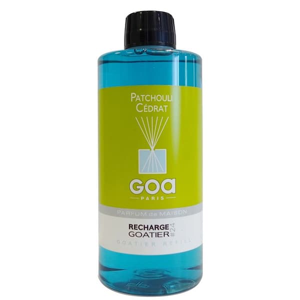 Inomhusparfym - Påfyllning gethår patchouli cédrat 500 ml