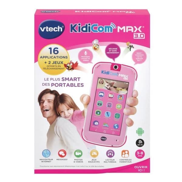 KidiCom MAX 3.0 rosa