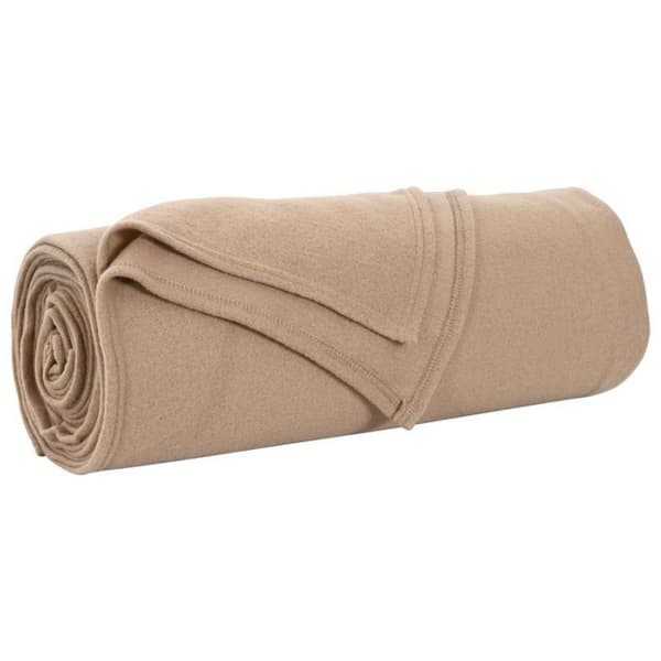 Rutig - VIDAXL - Engångsfiltar 6 st - Kamel - 280 x 210 cm - Fleece