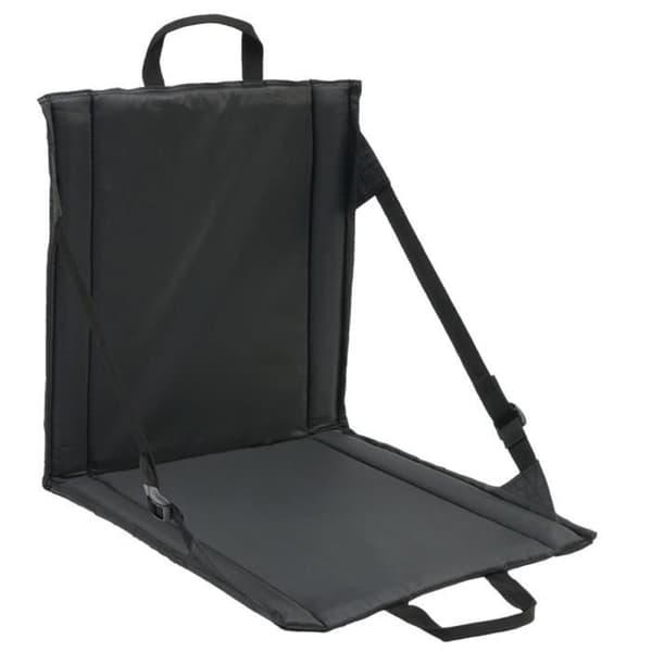 Fällbar stol - BRANDIT - Standardmodell - Svart - Polyester - 40 x 38 x 3 cm