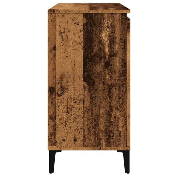 vidaXL Buffé gammalt trä 102x35x70 cm ingenjörsträ 856486
