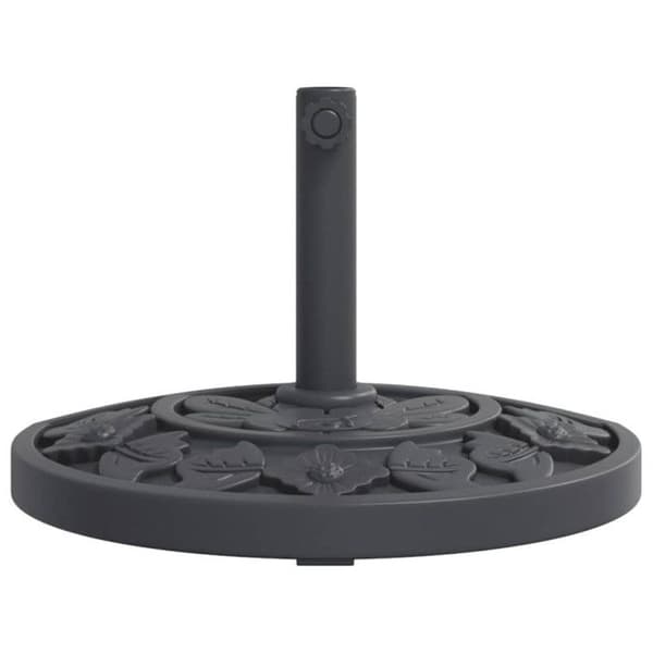 Parasolbas för stångar Ø38 48 mm 9 kg halv rund