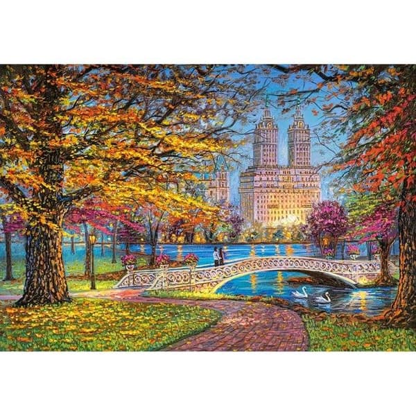 Pussel 1500 bitar: Höstpromenad i Central Park