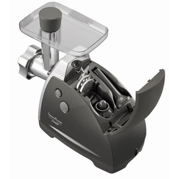 MOULINEX HV8 köttkvarn, 2200W, Pro Köttfärs, mörkgrå/silver, ME686832