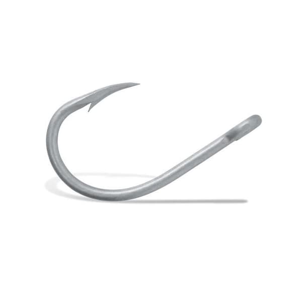 Set med 25st VMC 9260 BN enkelkrokar - silver - 8/0