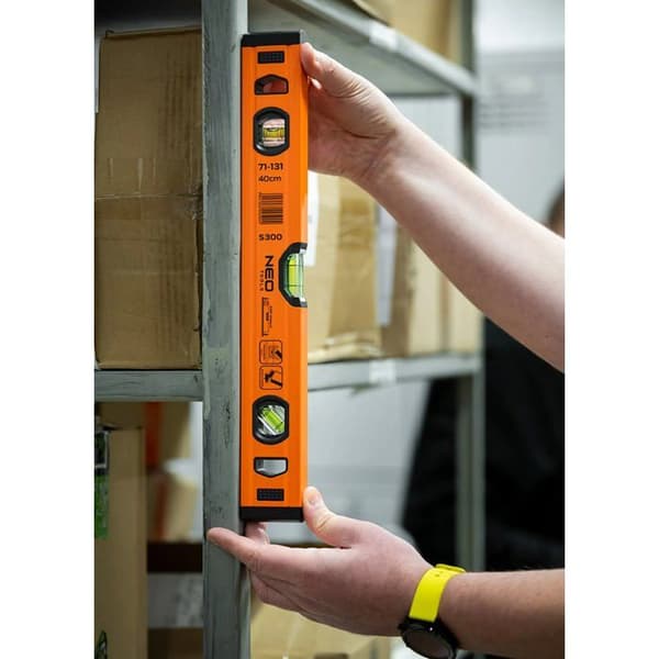 NEO TOOLS anti-chock aluminium bubbelnivå - Längd - 80 cm