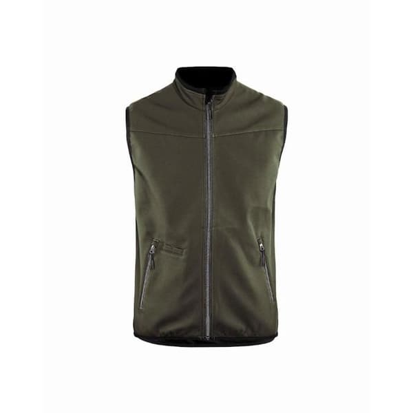 Väst utan ärmar softshell + stretch Blaklader