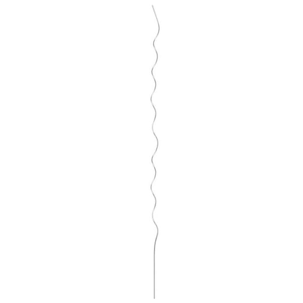 Stöd för spirande växter - VIDAXL - 20 st - Galvaniserat stål - 170 cm - Grå