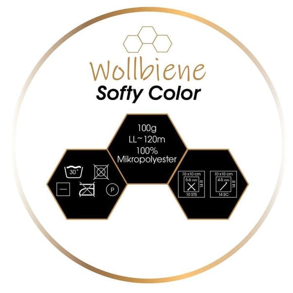 Stickgarn - Nystan Wollbiene - Softy001