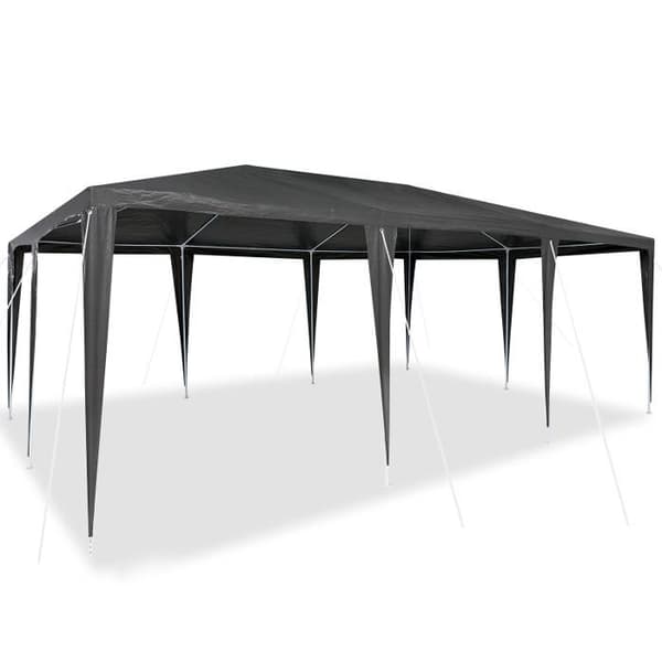 Festtält Anthracit 6x4 m PE