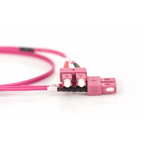 Fiber optisk kabel - DIGITUS - SC/SC - 3 M - OM4 - Full duplex