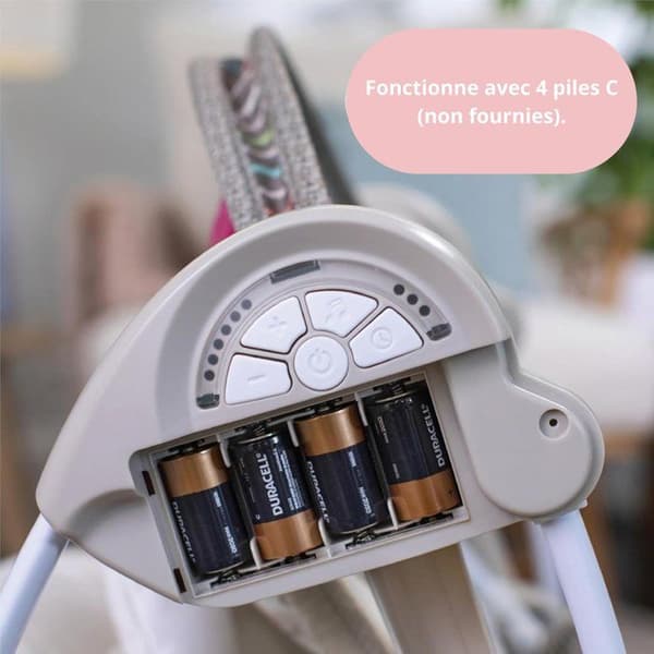 UPPFINNING Kompakt elektrisk babygunga - Kingdom
