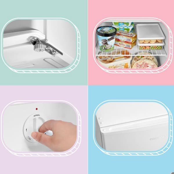 Mini Fryser COMFEE RCU40WH2(E) - 31L - Klass E - 47,2 x 45 x 49,2 cm - Vit