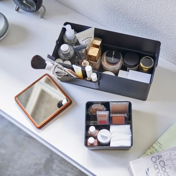 YAMAZAKI - Sminkbox L31 cm - TOWER - Svart