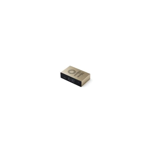 Lexon Flip Premium Gold väckarklocka vändbar