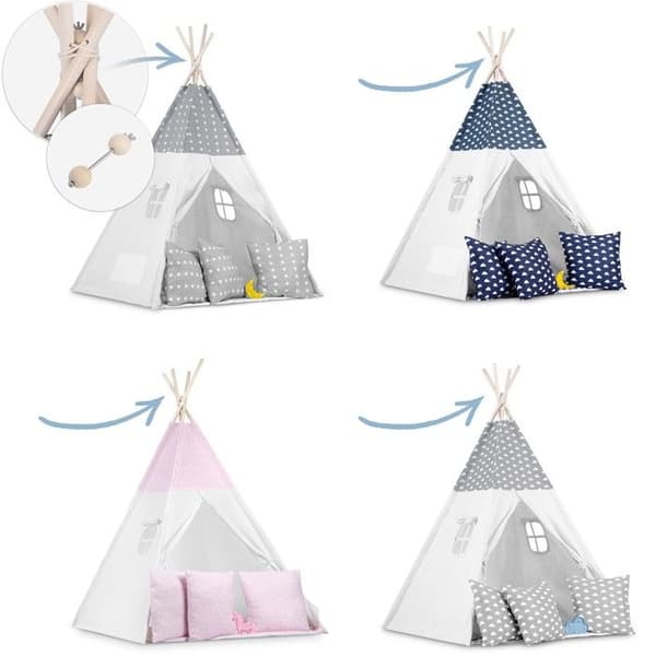 Stabiliser för tipi-tält - Nukido - Trä - Snabb installation - Stabil och säker struktur