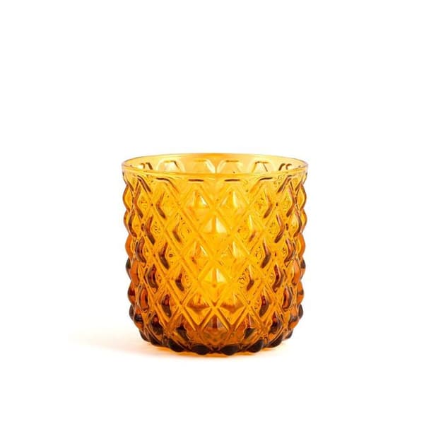 Set med 6 Murano-glas amber 300 ml - H-H