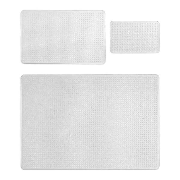 Set med 3 "Silicone" Lock 34cm Transparent
