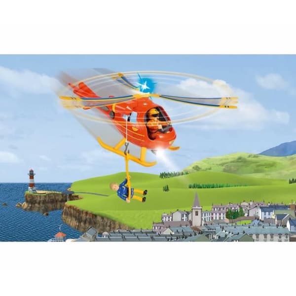 Helikopter - SAM - Wallaby - Tom-figur - 15 cm - Inomhus - Mix