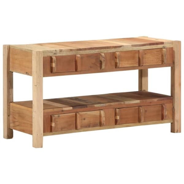 TV-möbel 83x33x46 cm i återvunnet massivt trä