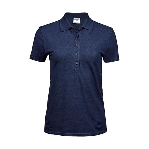 Polo dam Tee Jays Luxury Stretch - denim