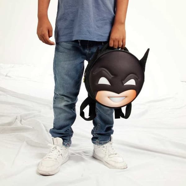 Emoji Rygsæk - DC Comics Batman Send - Sort - One Size