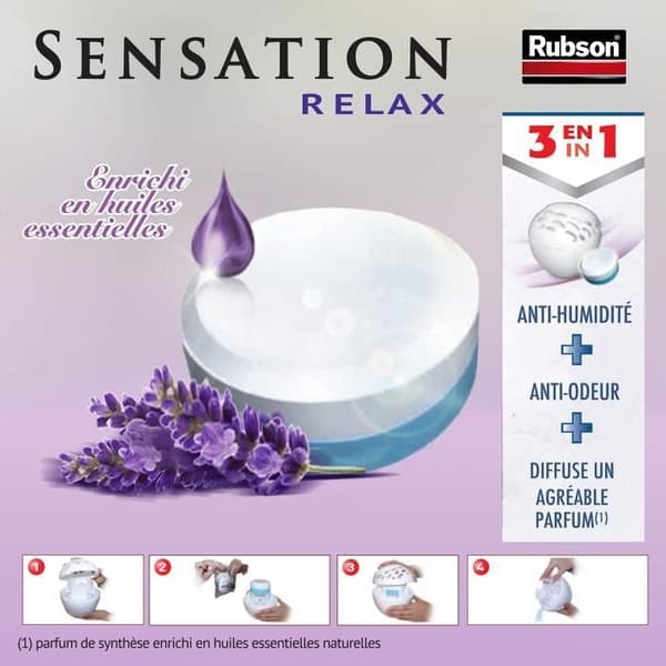 RUBSON Sensation 2 krafttabletter 3en1 lavendel *6