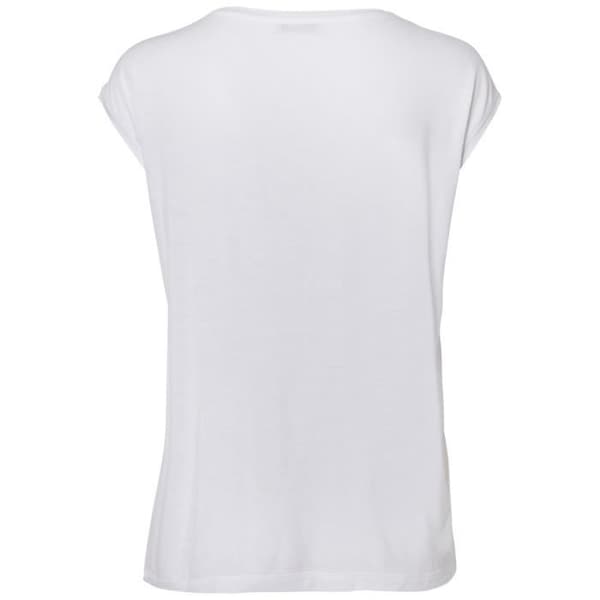 T-shirt dam Pieces Billo - Klar vit - M