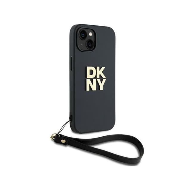 Telefonfodral - DKNY - Draghake Logotyp - Svart - iPhone 14/15/13 - Syntetisk