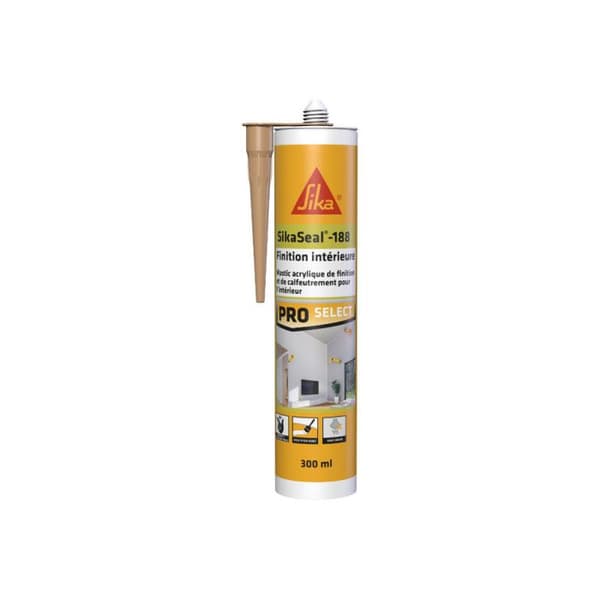Mastic SIKA Sikaseal-188 Inomhusfinish - Ljust trä - 300ml