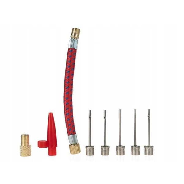 Set med pumptoppar - nål, slang, adapter 8 delar.