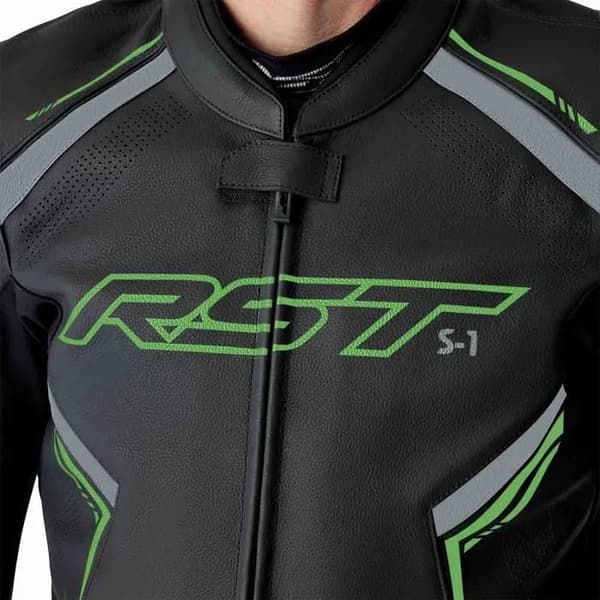 Motorcykeljacka i läder RST S1 D3O