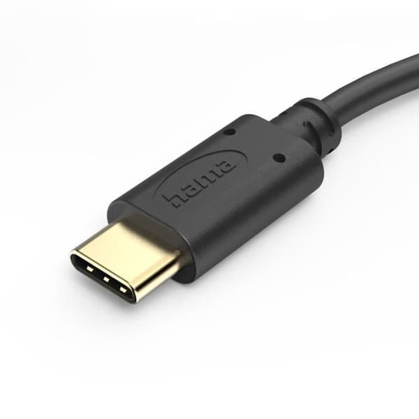 USB-C laddkabel - HAMA - 0,5 m - Snabbladdning - Snabb synkronisering