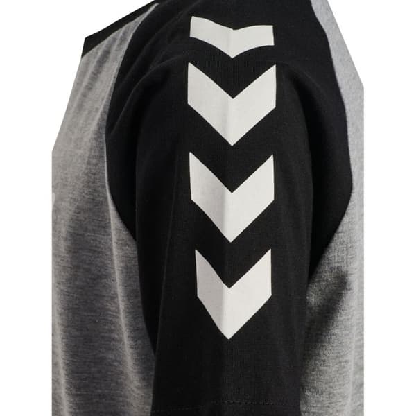 T-shirt med Hummel-logotyp för barn - grå melange