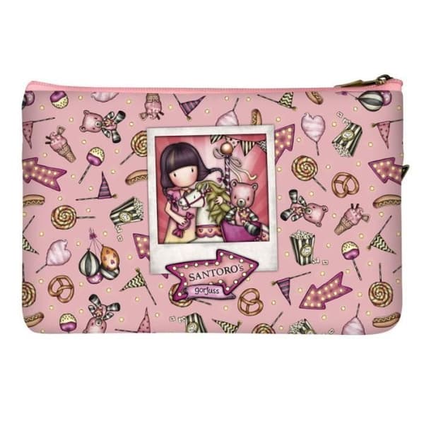 Skolmaterial - Gorjuss - Karusell - Lax - Polyester - 23.4 x 15.5 x 1.5 cm