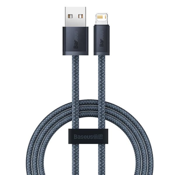 USB-kabel till Lightning - BASEUS - Dynamic Series - 2 m - 2,4 A - Flätad nylon