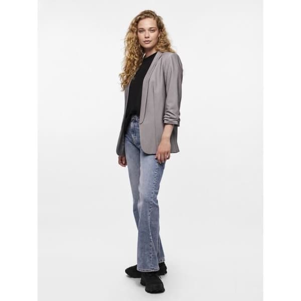Kappa 3/4 - Pieces - Bosella - Ljusgrå melang - Polyester - Regular passform