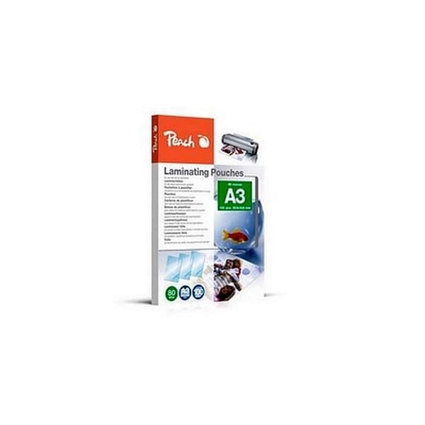Plastfickor A3 - PEACH - 80 micron - 100-pack - 303x426mm