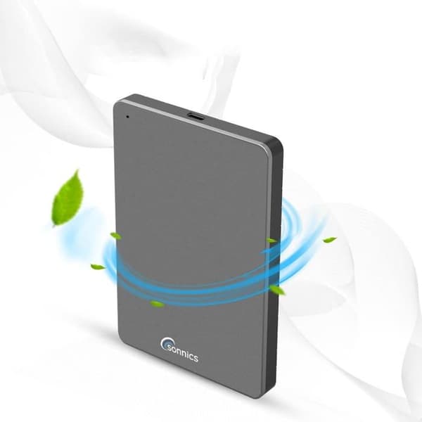 Extern hårddisk - Sonnics - 1 To - USB 3.1 - Ultra tunn - Kompatibel med PC/Mac/Konsol