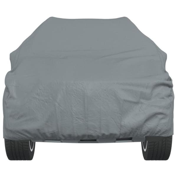 Heltäckande SUV-bilöverdrag grå XL non-woven tyg