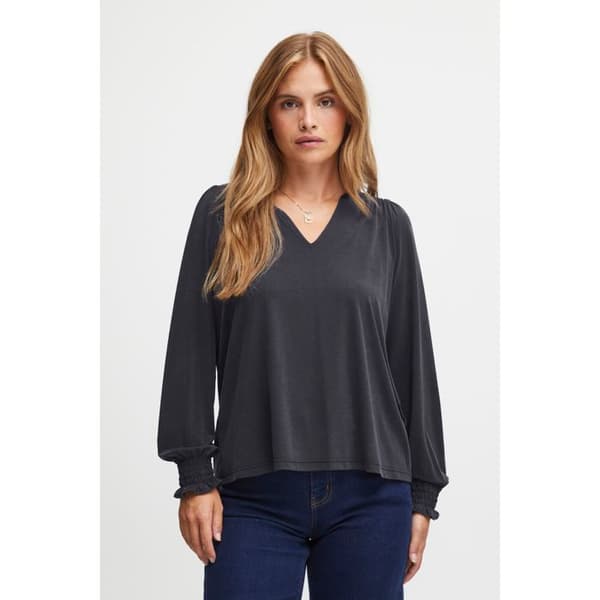 Blus med V-ringning dam Pulz Jeans Lippa