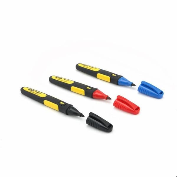 Marker - STANLEY - Fatmax - Set of 3 - Fine Tip - Black, Red, Blue