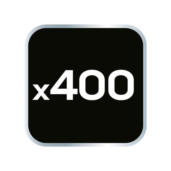 Blindnit i aluminium, 400 bitar