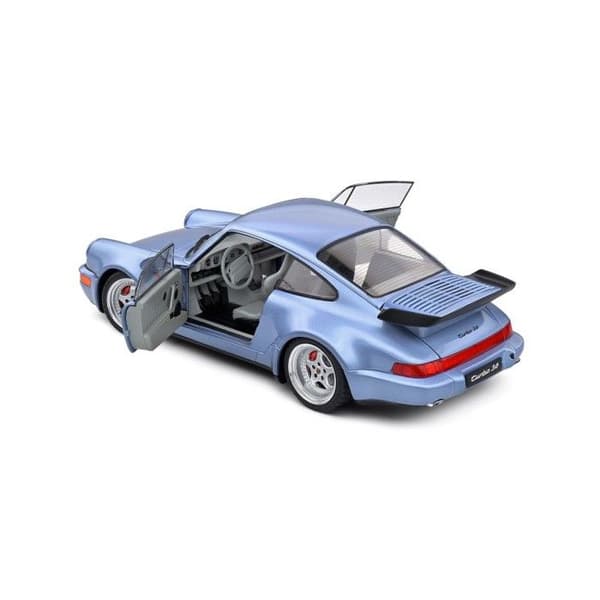 Samlarbil - SOLIDO - PORSCHE 911 (964) Turbo - Blå - 1/18 - 1990