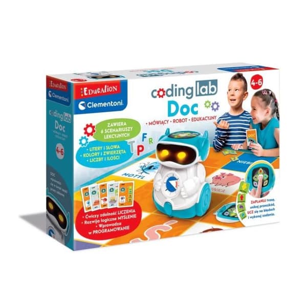 Utbildningskit Robot Doc Lärande Robotik Polsk Språk Clementoni 50730