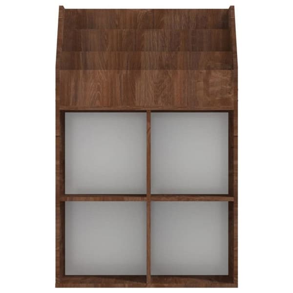 Barnboksställ för barn Ek brun 71x30x114 cm
